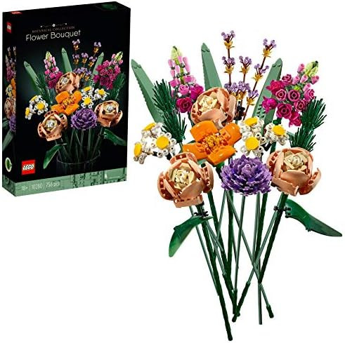 LEGO 10280 Flower Bouquet, Artificial Flowers, Set for Adults, Decorative Home Accessories, Idea,... | Amazon (US)