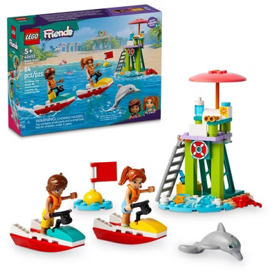 LEGO Friends Beach Water Scooter Lifeguard Toy with Mini Dolls 42623 | Target