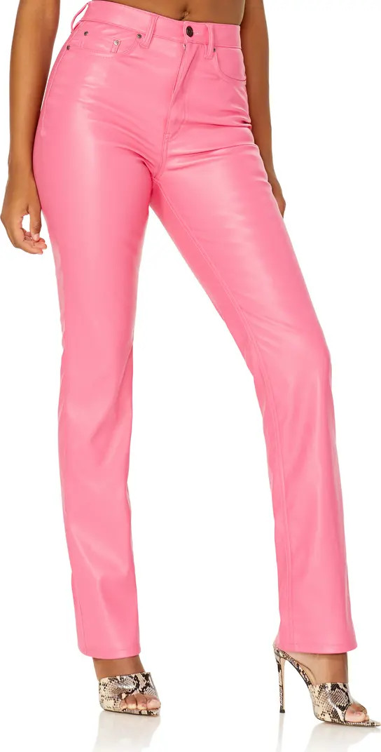 Heston Faux Leather Straight Leg Pants | Nordstrom