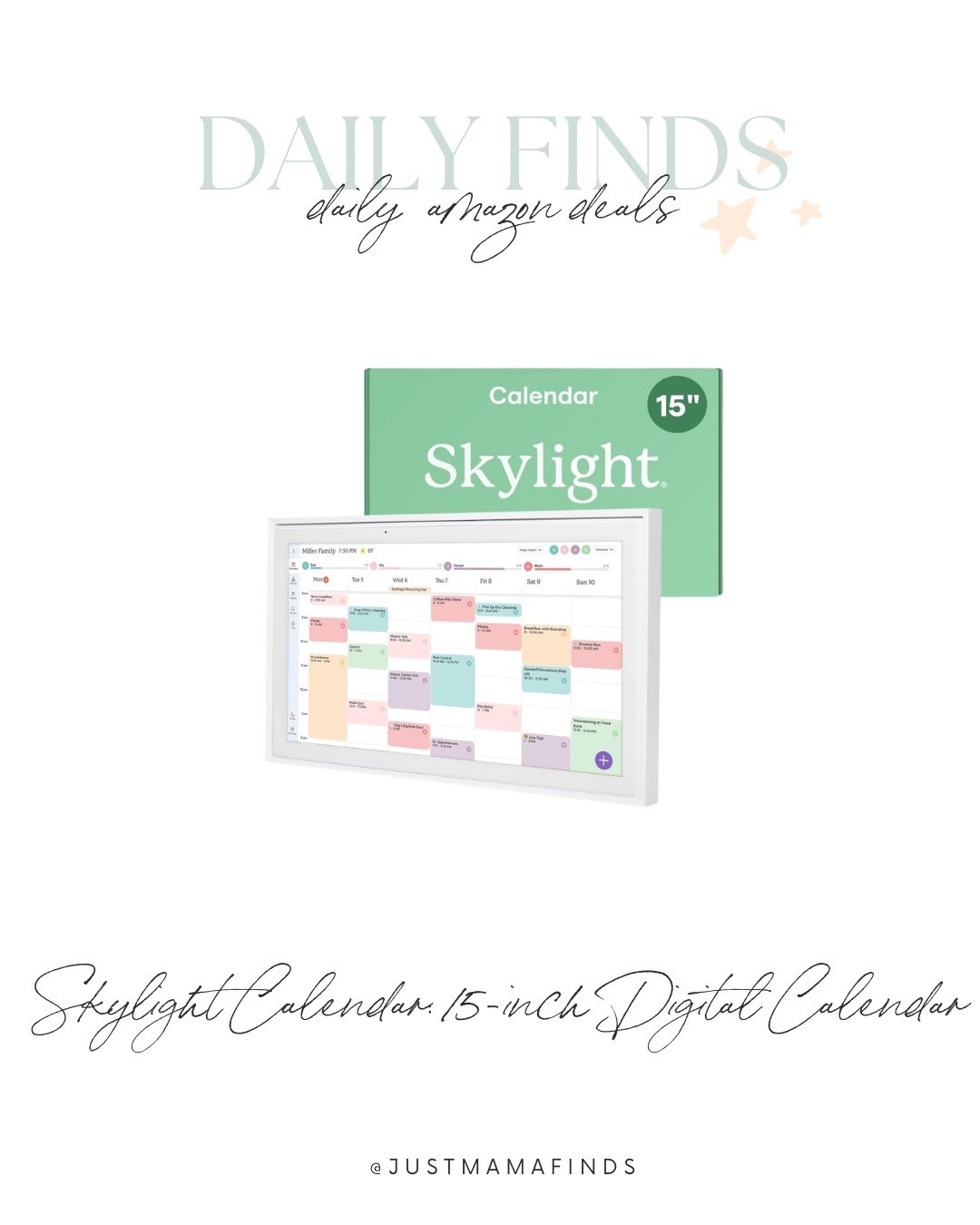 Digital calendar on Amazon daily deals! 

#LTKmomlife #LTKSaleAlert #LTKHome