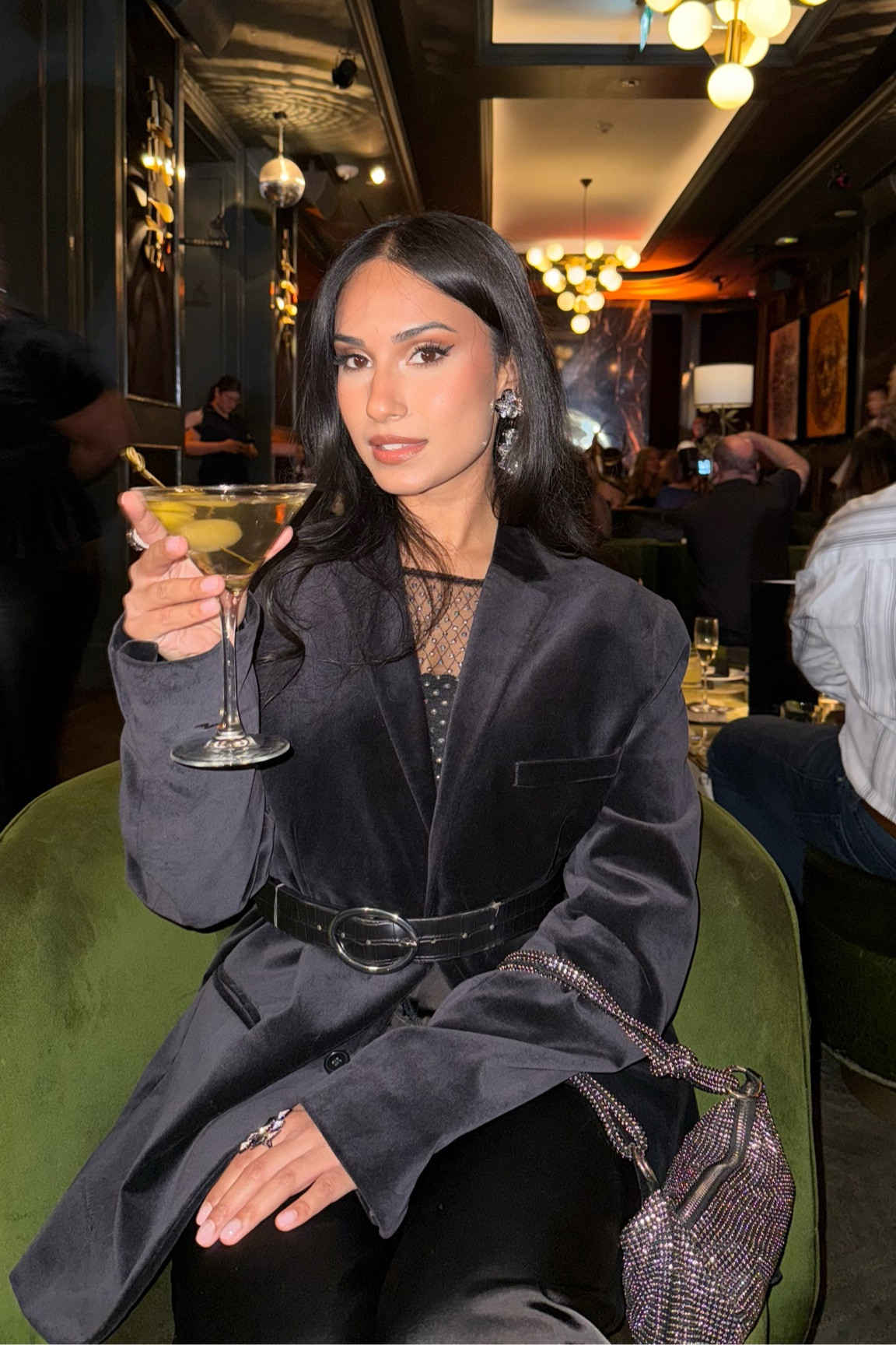A fashionable, trendy, night out outfit for the winter. Wore this look to a fashion show! I’m wearing a mens blazer which is tagged - super comfy & perfect for an oversized look. Shop the look!  

#LTKcanada #LTKpartywear #LTKwinter
