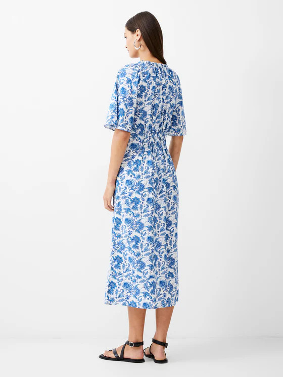 Cosette Smock Waist Midi Dress | French Connection (UK)