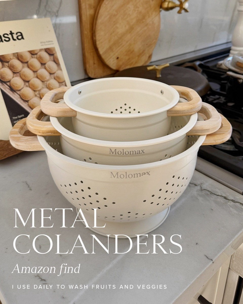 Metal colanders from Amazon! Great low-tox kitchen swap 

#LTKHome