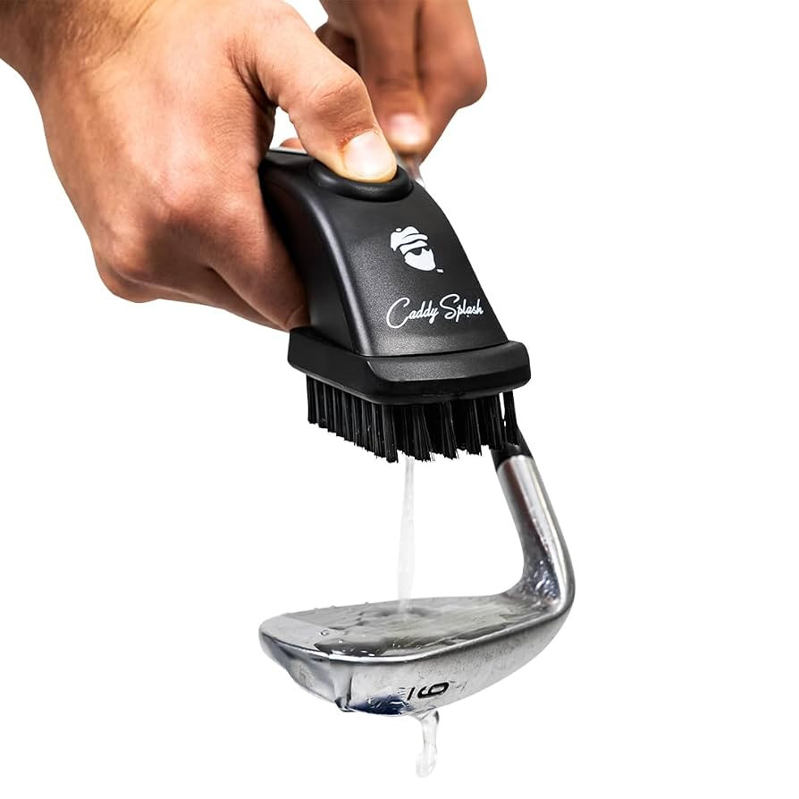 Caddy Splash Golf Club Brush Pro with Water (Black) - Heavy Duty Retractable Clip- Push Button fo... | Amazon (US)