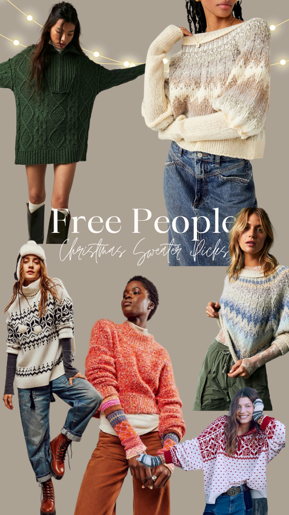 Some of my fave knits from FP for the holiday season. 🎄

Free People || sweaters || holiday sweaters || holiday look || cozy holiday || knitwear || sweater season 

#LTKHoliday #LTKGiftGuide #LTKSeasonal