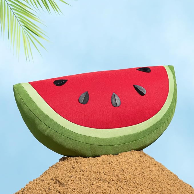 Phantoscope Fruit Outdoor Shaped Pillow Series Watermelon Shaped Waterproof Outdoor Throw Pillow ... | Amazon (US)