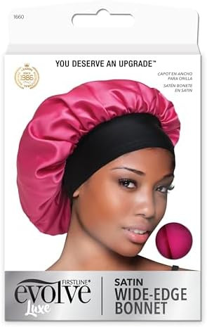 Firstline Firstline evolve fuchsia satin wide edge bonnet, Pink | Amazon (US)