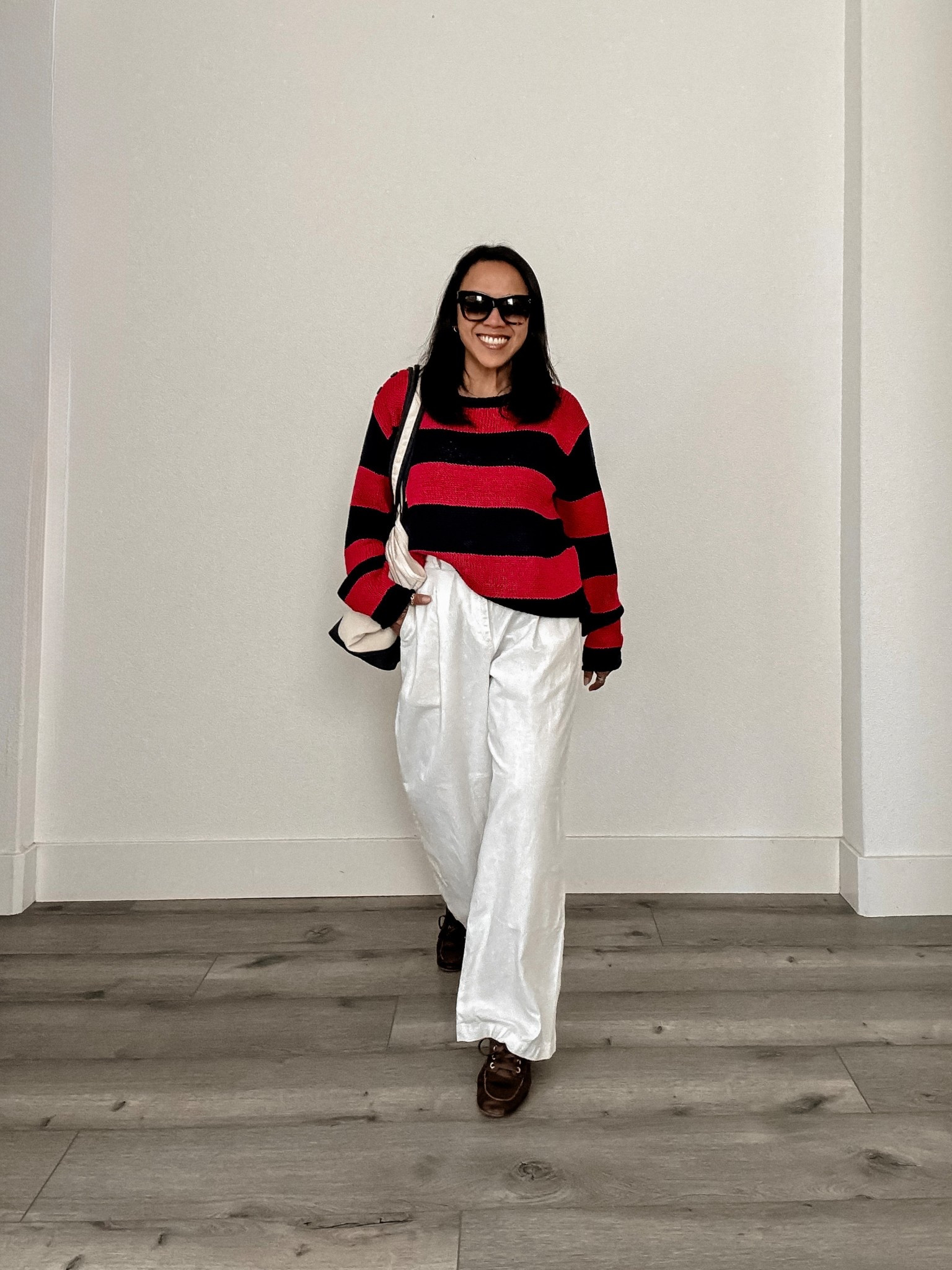 classic polo ralph lauren sweater // white linen pants // boat shoes // canvas tote bag // oversized sunglasses // spring style 

#LTKSaleAlert #LTKPetite #LTKSpringSale