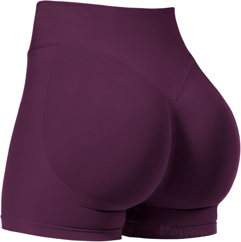 VOYJOY Women Workout Impact Shorts 2.5"/ 3.6"/ 4.5"/ 6" Scrunch Butt Lifting Gym Seamless Booty B... | Amazon (US)