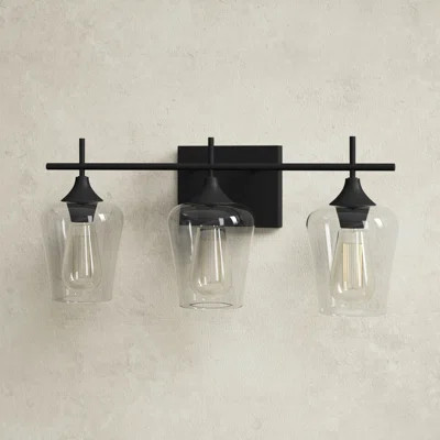 Breena 3 Light Transparent Dimmable Vanity Light | Wayfair North America