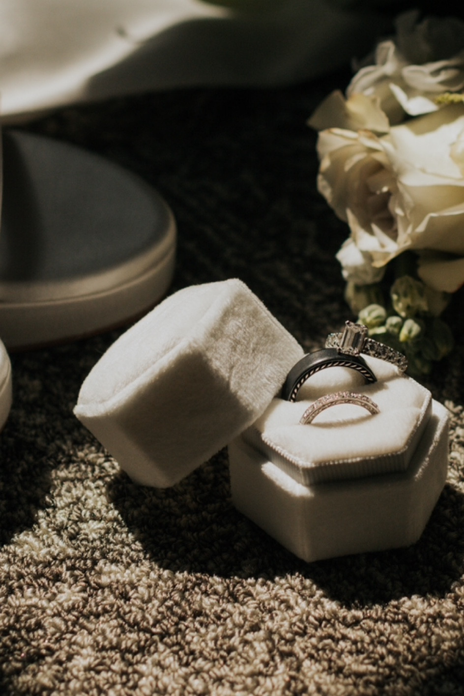 Masculine minimalist fine jewelry wedding band for him.

#LTKwedding