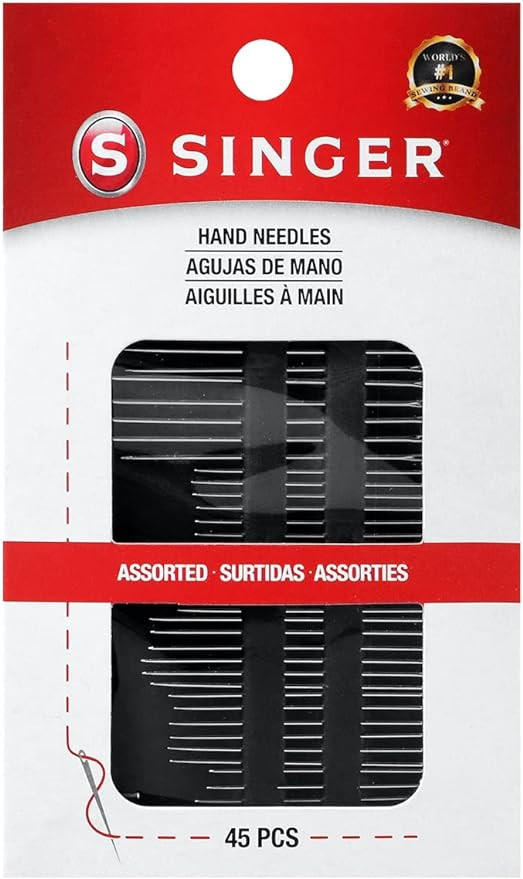 SINGER 01125 Assorted Hand Needles - Betweens, Chenille, Darners, Embroidery, Sharps & Tapestry, ... | Amazon (US)