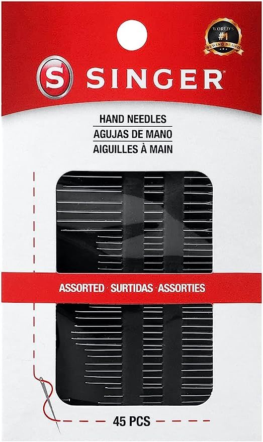 Amazon.com: SINGER 01125 Assorted Hand Needles - Betweens, Chenille, Darners, Embroidery, Sharps ... | Amazon (US)