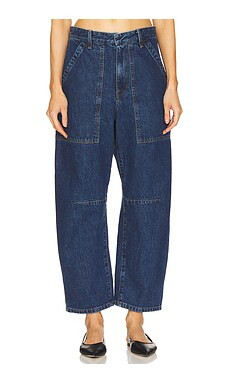 Enza Costa Rigid Denim Utility Pant in Standard Wash from Revolve.com | Revolve Clothing (Global)