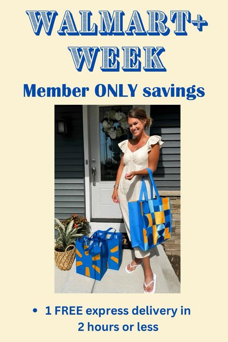 #walmartpartner Walmart+ Week is 6/17-6/23. Take advantage of member ONLY savings this week  @walmart #walmartplus #liketkit