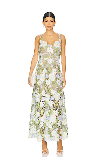 Flora Midi Dress in Multi | Revolve Clothing (Global)