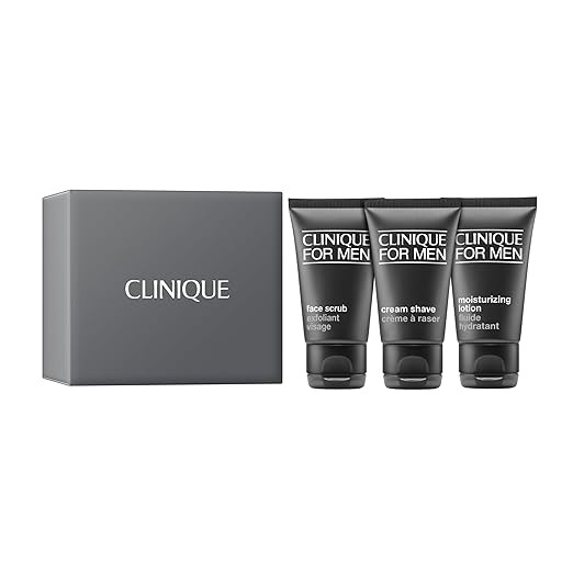 Clinique For Men Shave Set | Clinique For Men Face Scrub, Cream Shave + Moisturizing Lotion | Exf... | Amazon (US)