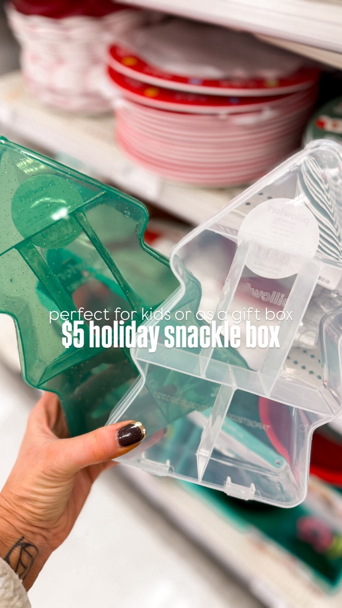 $5 Christmas snackle box at Target 
Perfect for kids or as a gift 🎁 

#LTKSeasonal #LTKKids #LTKHoliday
