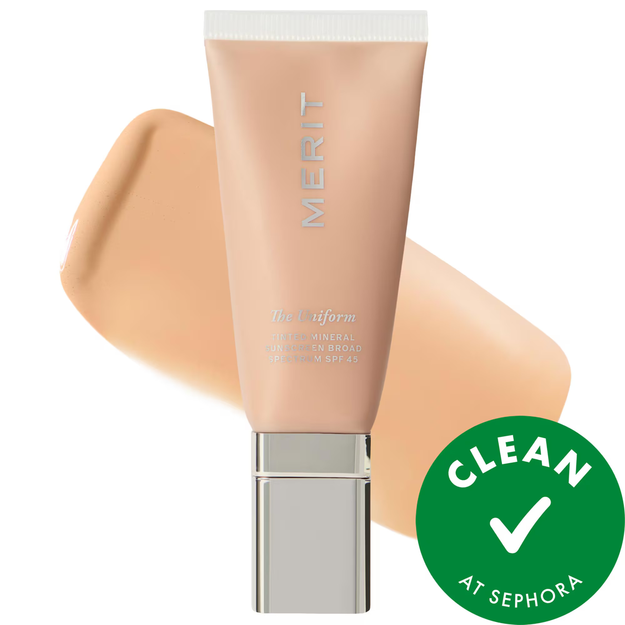 MERIT The Uniform Tinted Mineral Sunscreen Broad Spectrum SPF 45 24 1.7 oz/50 mL | Sephora (US)