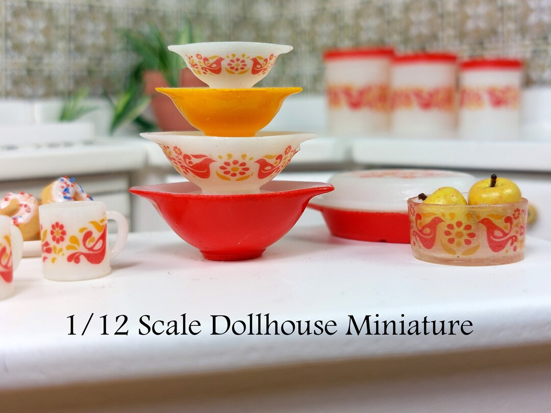 Cinderella Lovebirds/friendship Pyrex Bowl Set This is a - Etsy | Etsy (US)