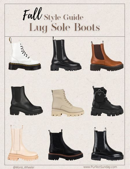 Luv sole boots, or Combat boots are another big fall trend! 


#LTKstyletip #LTKshoecrush #LTKSeasonal