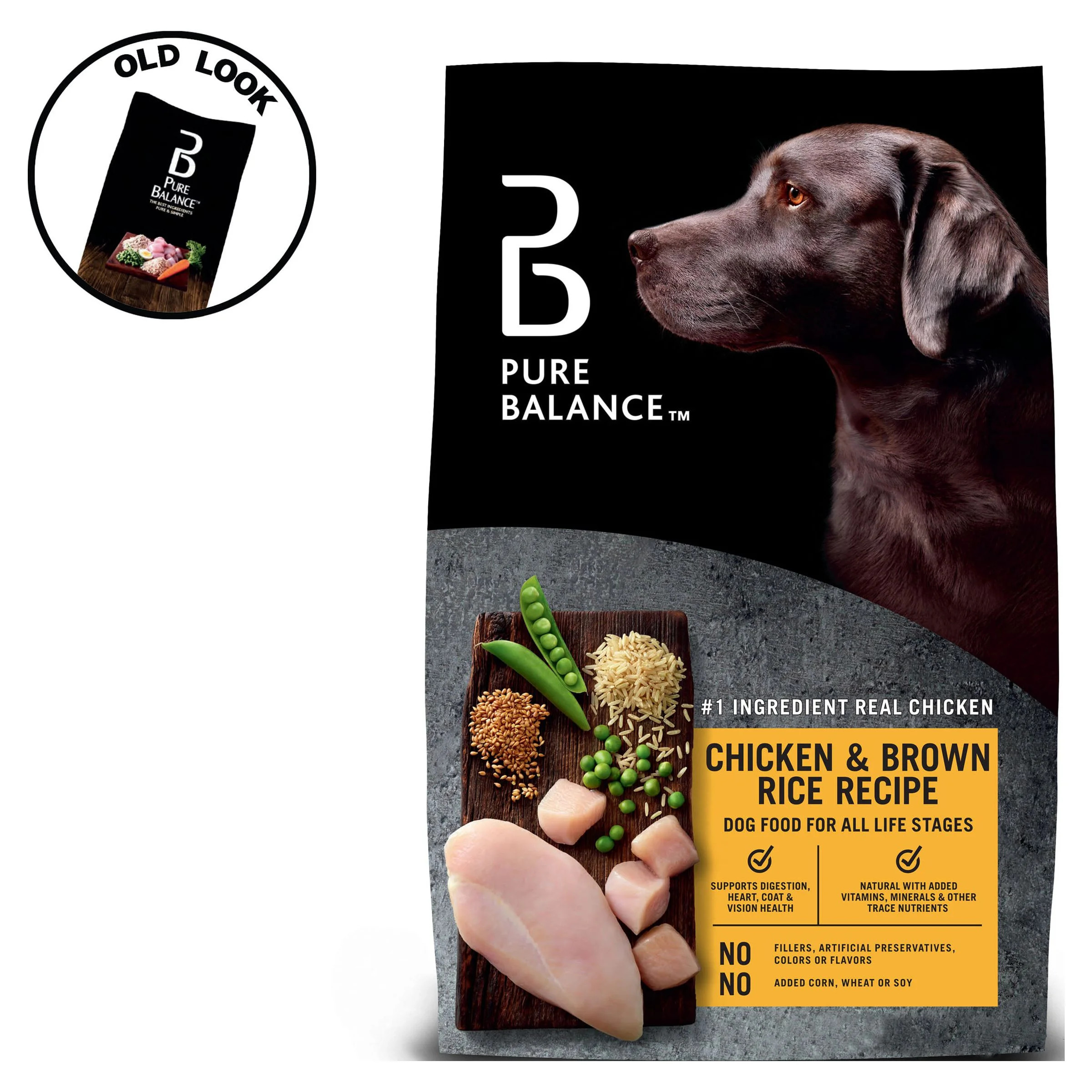 Pure Balance Chicken & Brown Rice Recipe Dry Dog Food, 30 lbs | Walmart (US)