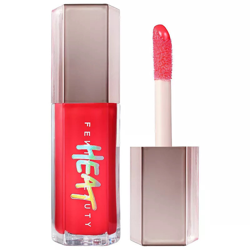 FENTY BEAUTY by Rihanna Gloss Bomb Heat Universal Lip Luminizer + Plumper, Size: 0.3 FL Oz, Red | Kohl's