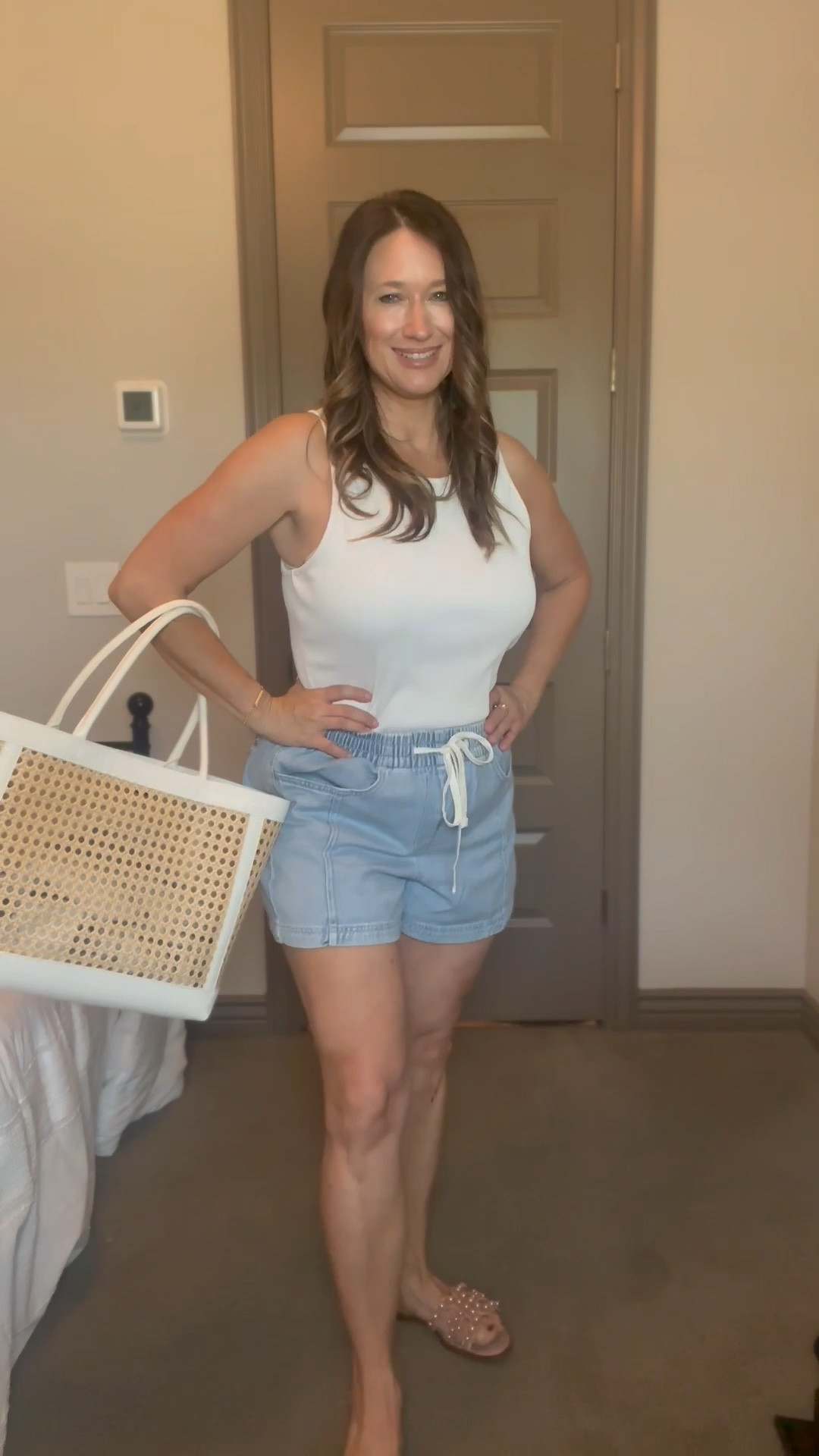 I LOVE finding drawstring shorts that are the perfect length. I’m wearing Universal Thread. I sized down to a medium. Limited sizes so I linked other very similar options. 

#LTKPetite #LTKStyleTip #LTKMidsize