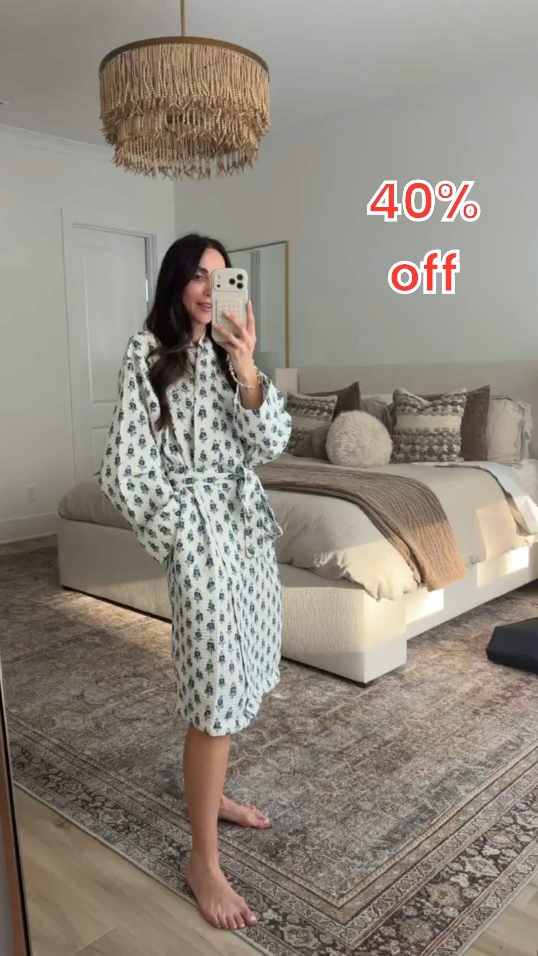 My cute bathrobe is on sale, 40% off.

Spring new fashion finds from Target, bathrobe, sleepwear, cozy at home, spring refresh, annabrstyle.



#LTKOver40 #LTKSaleAlert