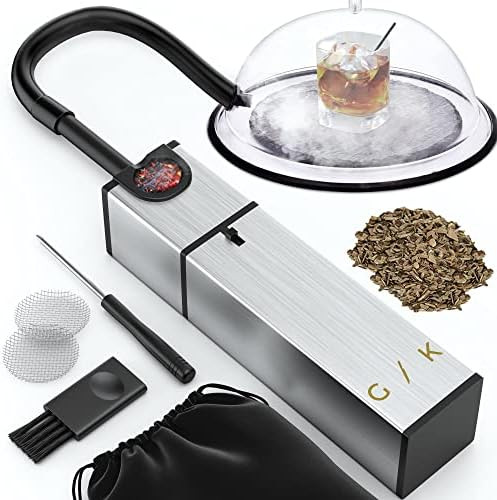 Cocktail Smoker Kit - INCLUDES WOOD CHIPS - Smoking Gun | Smoke Meat, Drink & Food Indoor Infuser |  | Amazon (US)