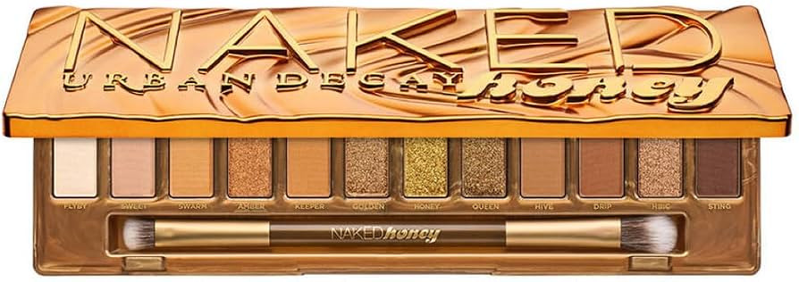 Naked Honey Eyeshadow Palette 12 Colors, Full Size, 1 Ounce, Unisex, Powder, Metallic & Matte Fin... | Amazon (US)