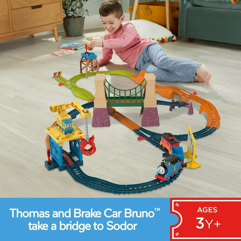 Thomas & Friends A Bridge to Sodor Motorized Toy Train & Track Set, 32 Pieces, Preschool Toys | Walmart (US)