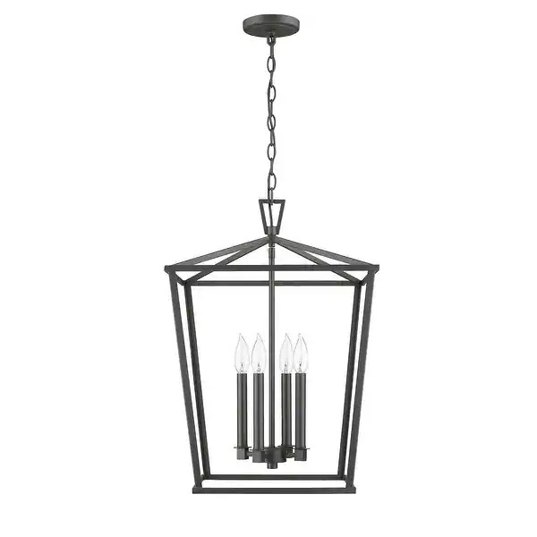The Barn Katrina Hill Rustic Black Kitchen Island Lantern - Matte Black | Bed Bath & Beyond