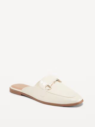 Faux-Leather Loafer Mule Shoes | Old Navy (US)