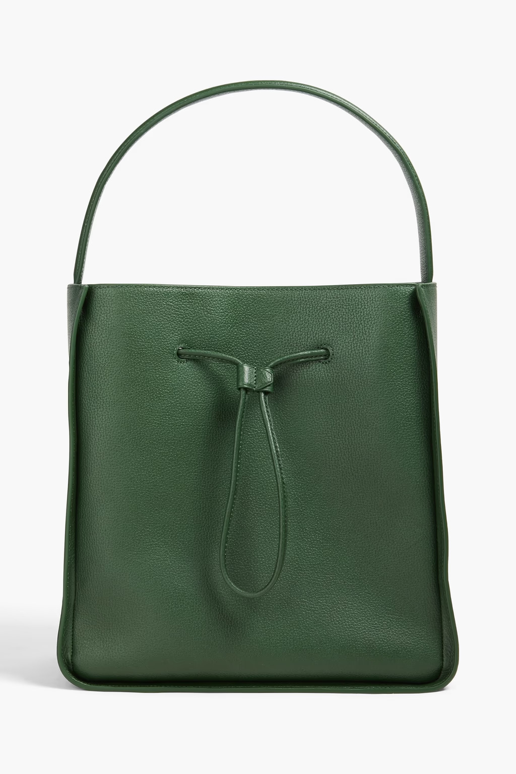 Soleil pebbled-leather bucket bag | The Outnet (APAC)