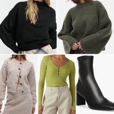 Nordstrom fall picks, fall outfits, sweater, cardigan, leather booties, black boots, rib top 

#LTKFind #LTKstyletip