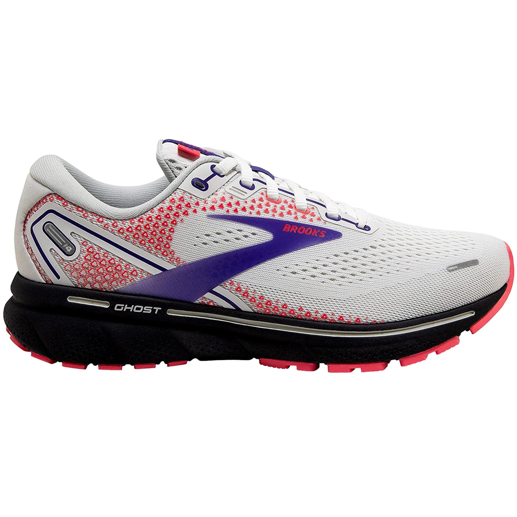 Brooks Ghost 14 White/Purple-Pink-Black 120356-1B-192 Women's | Shop Simon