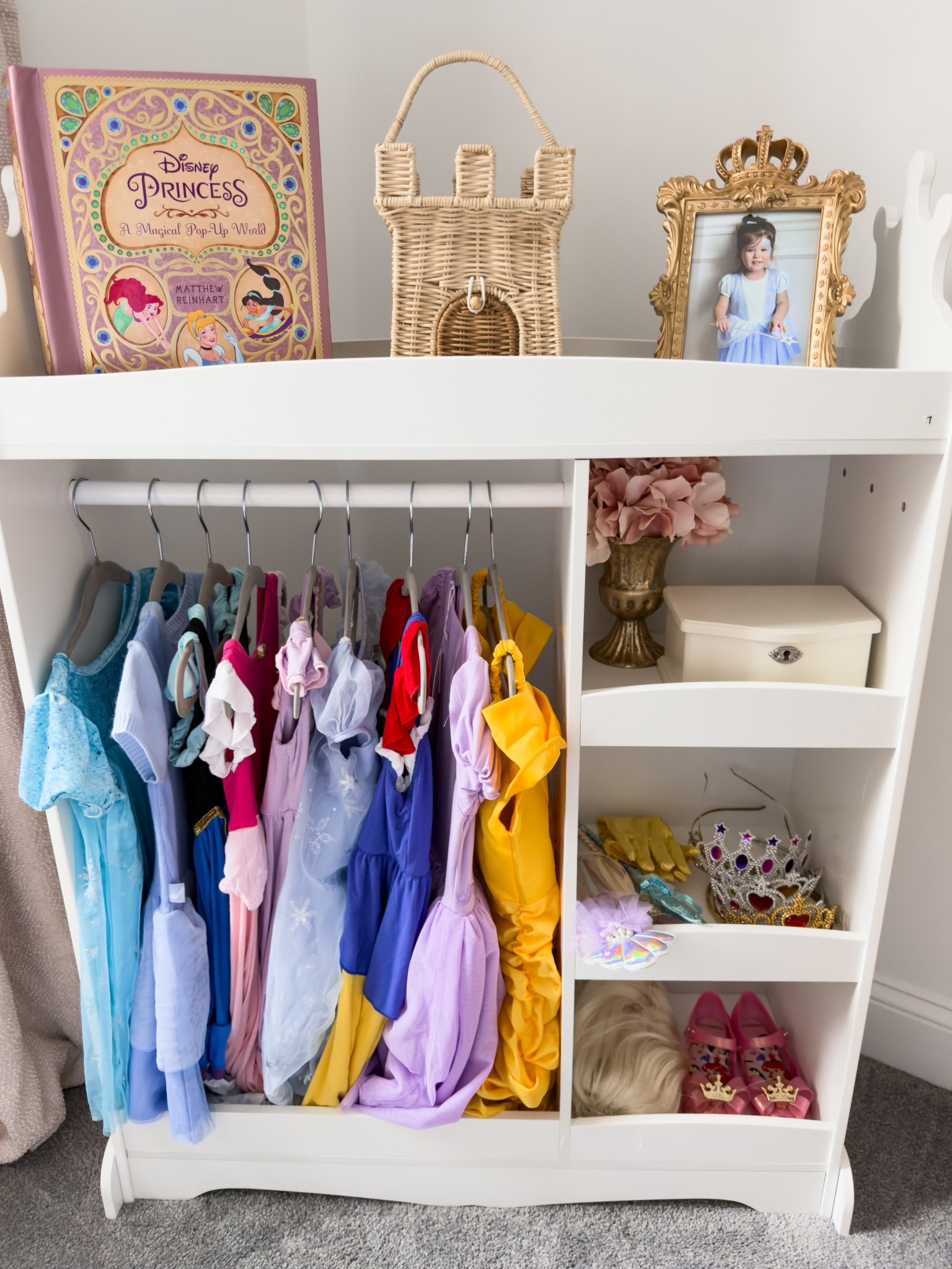 The perfect dress up area fit for a princess. Great for bedroom or playroom! 

#LTKmomlife #LTKBaby #LTKKids