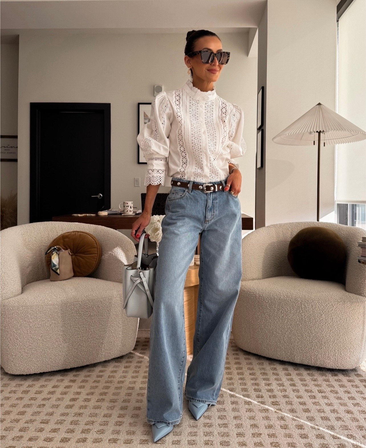 These wide leg jeans have the most beautiful drape while still feeling so polished. The perfect relaxed, everyday denim—especially for spring when you want something light, easy, and elevated.
Wearing size 25, love the length (I’m 5’5”) + such a good price point! xs top @Avara 

#LTKootd #LTKOver40 #LTKgrwm