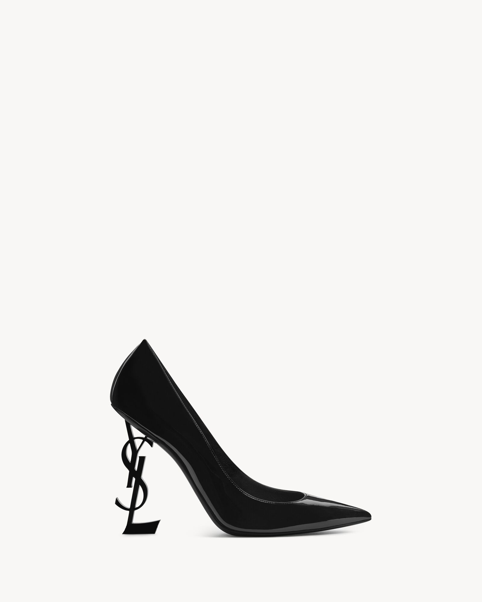opyum pumps in patent leather with black heel | Saint Laurent | YSL.com | Saint Laurent Inc. (Global)