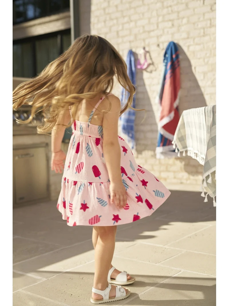 Carter's Child of Mine Baby and Toddler Girl Patriotic Dress, Sizes 12M-5T | Walmart (US)