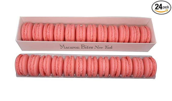 Macarons Gift Box of 24 - Strawberry | Amazon (US)
