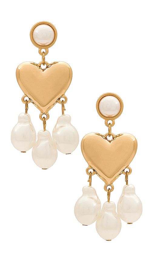 Love Bombed Earrings in Gold | Revolve Clothing (Global)