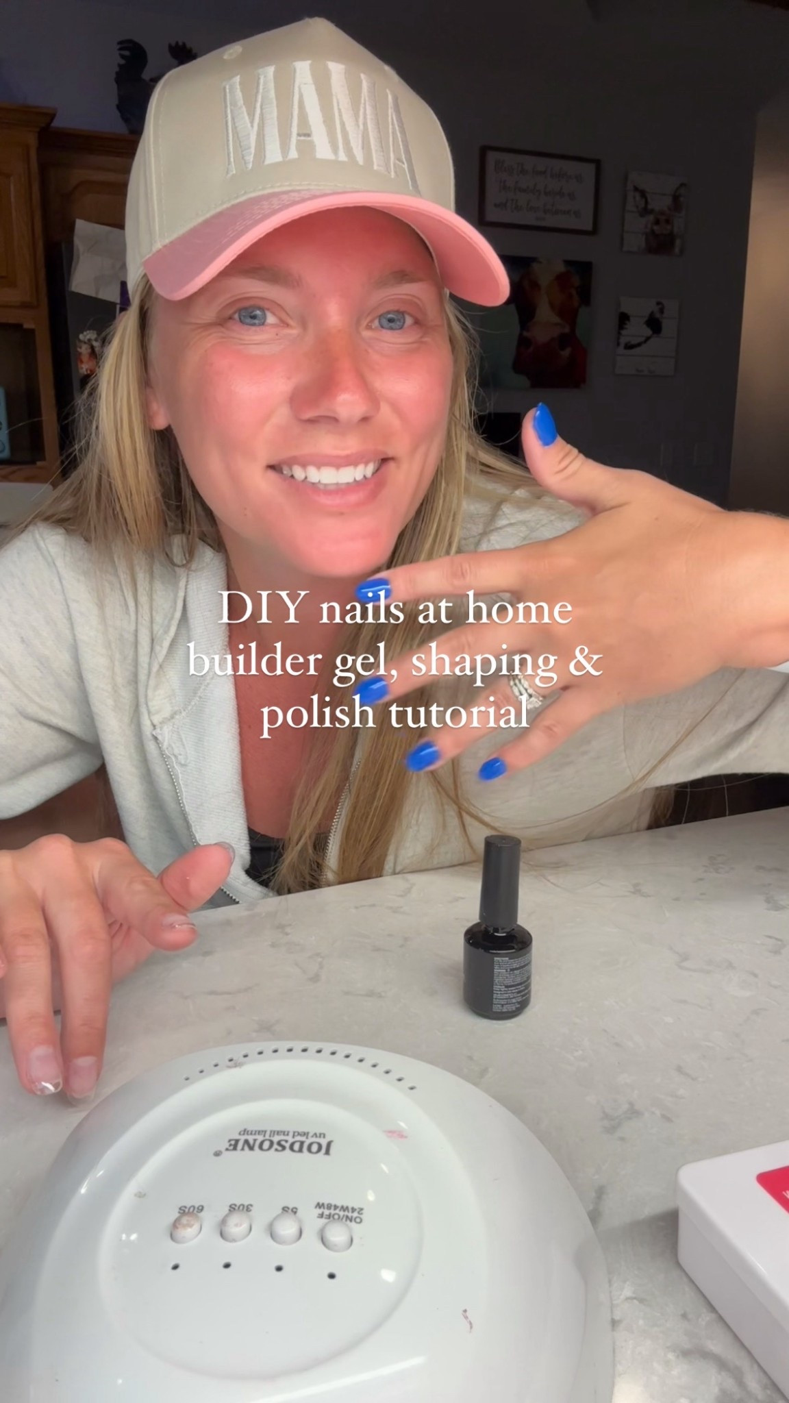 These nails last me WEEKS 👏
Press-ons + builder gel = 💅 on a budget
#DIYNails  #MomHack #BuilderGel 