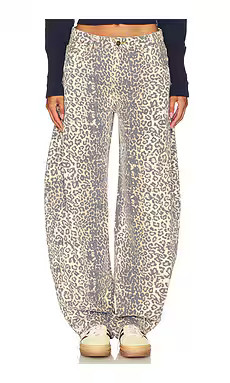 LIONESS Horseshoe Jean in Leopard Fade from Revolve.com | Revolve Clothing (Global)