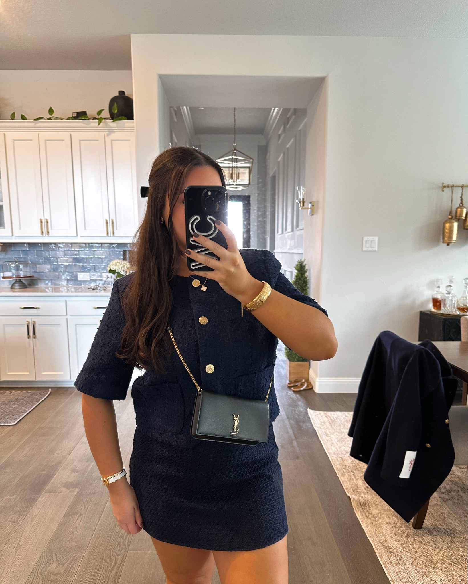 thanksgiving OOTD 🍂🍸🤎🦃
#thanksgiving #OOTD #outfit #outfitinspo #tweedjacket #tweedskirt #tweedset #preppy #classylook #style #styleinspo 

#LTKHoliday #LTKSeasonal #LTKStyleTip