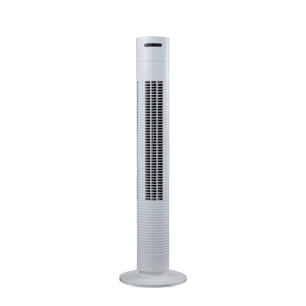 Comfort Zone 31" Oscillating Tower Fan White | Target
