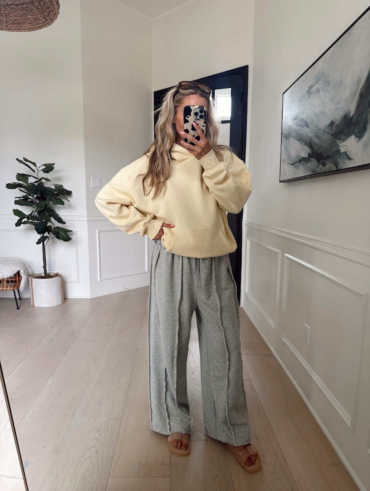 🤍 OOTD 💛 
I love this buttery 🧈 yellow hoodie & I love the FP vibes on these sweats 

#LTKootd #LTKgrwm #LTKdayinmylife