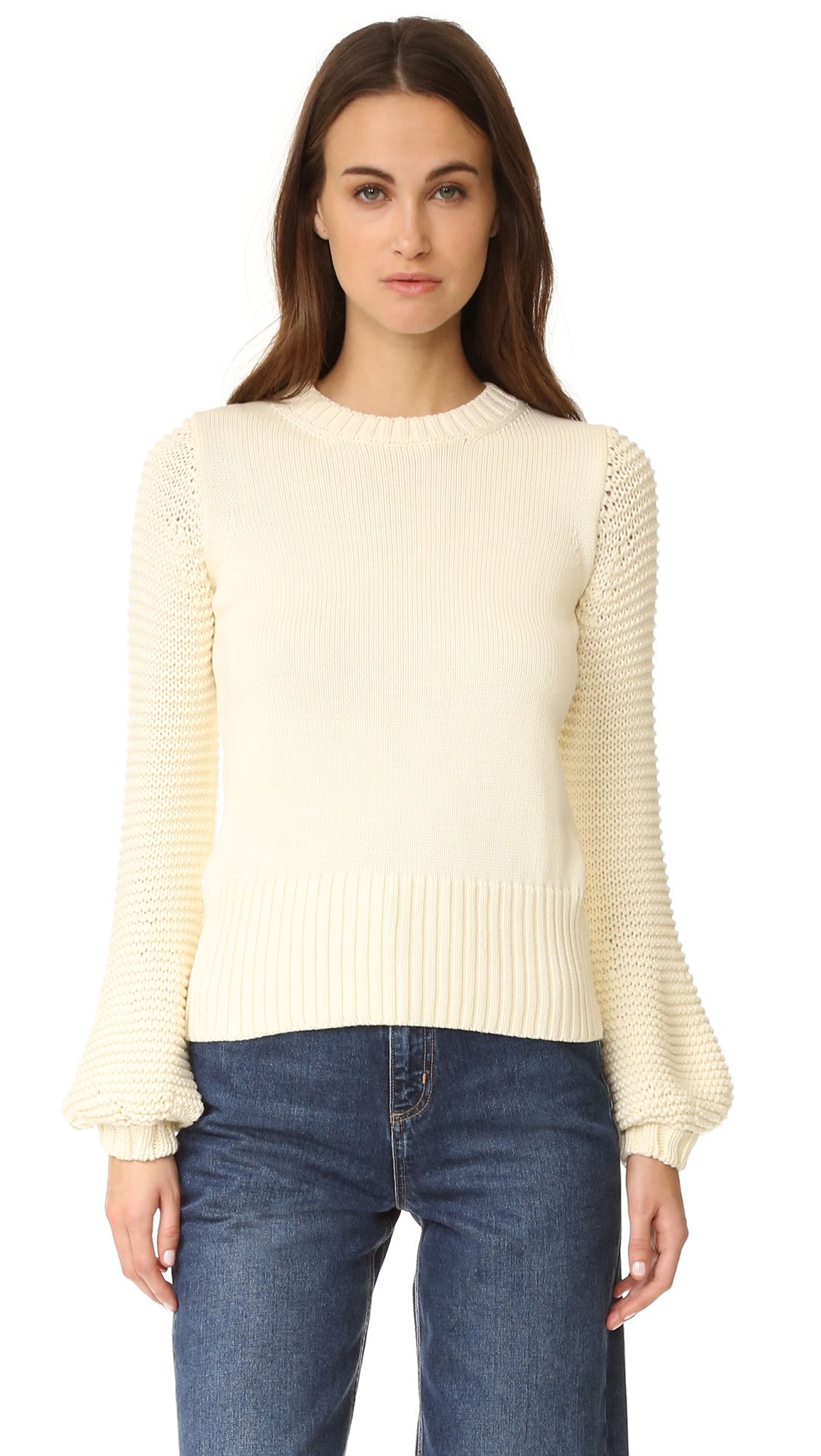 M.I.H Jeans Lova Sweater - Cream | Shopbop