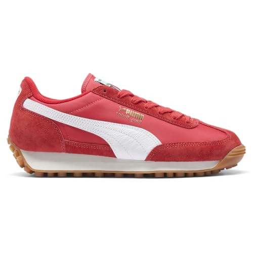 PUMA Women's Easy Rider Vintage Sneaker, Red White, 10.5 | Amazon (US)